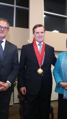 Carlos Neuhaus, Presidente del Comité Organizador de Lima 2019, recibió la Medalla de la Orden de la Cámara, por el trabajo desarrollado en los Juegos Lima 2019. 