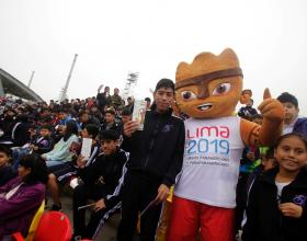 Gracias a la segunda etapa de la campaña “Soy Lima 2019”, la organización de los Juegos les entregó gratuitamente las entradas para que vieran diversas competencias.