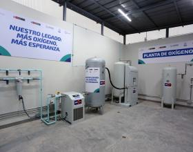 Nueva planta de oxígeno entra en funcionamiento para atender a pacientes Covid-19 del INR en Chorrillos