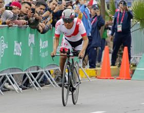 El medallista de oro en Para ciclismo de ruta en los Juegos Parapanamericanos, recuerda su paso por el certamen internacional realizado hace un año en el país. Ahora retomó su preparación en Barcelona para Tokio 2020.