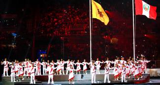 Voluntarios de Lima 2019 cantan en la Ceremonia de Inauguración de los Juegos Panamericanos