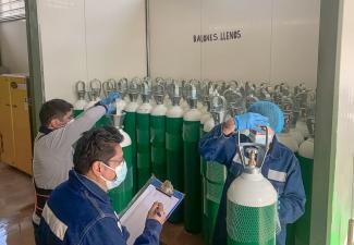 Proyecto Legado culmina primera entrega de 2000 cilindros de oxígeno en 13 regiones del país