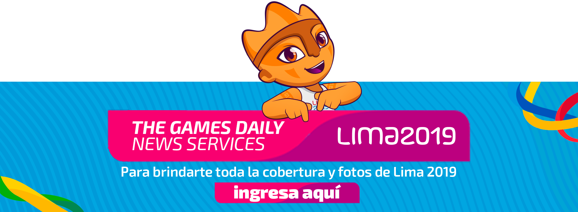 Para brindarte toda la cobertura deportiva de Lima 2019 ingresa a la plataforma de News Services