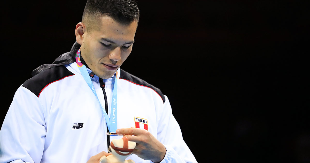 José María Lúcar, medallista de Bronce en boxeo categoría pesado de Lima 2019