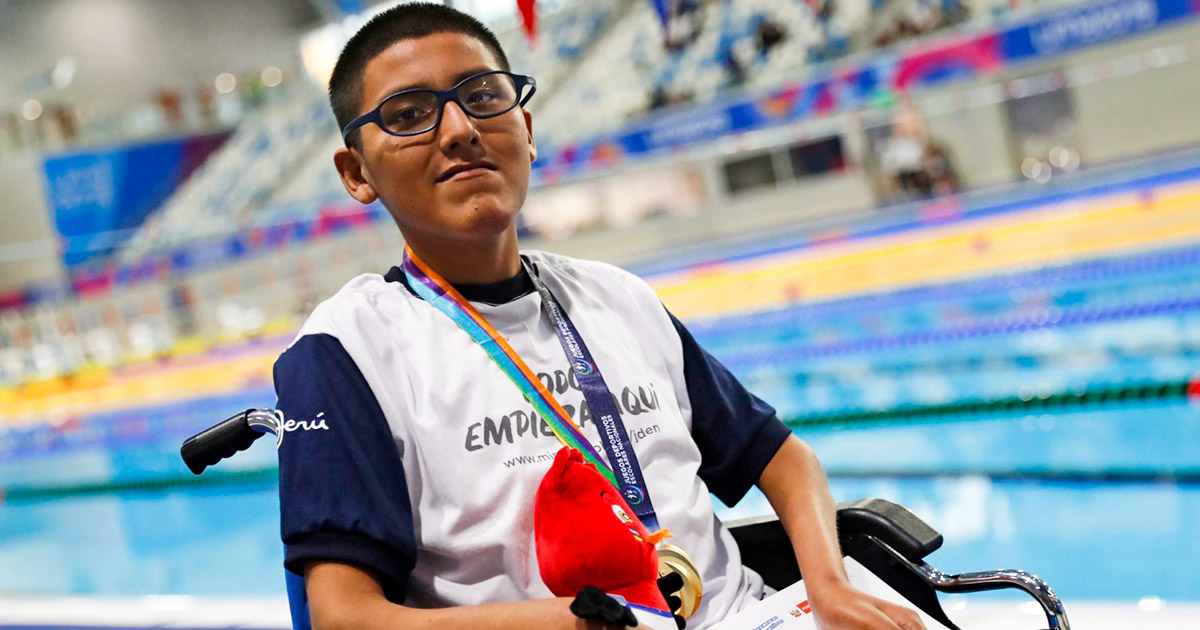 Harrison Flores ganó dos medallas de oro en los Juegos Deportivos Escolares Nacionales 2019