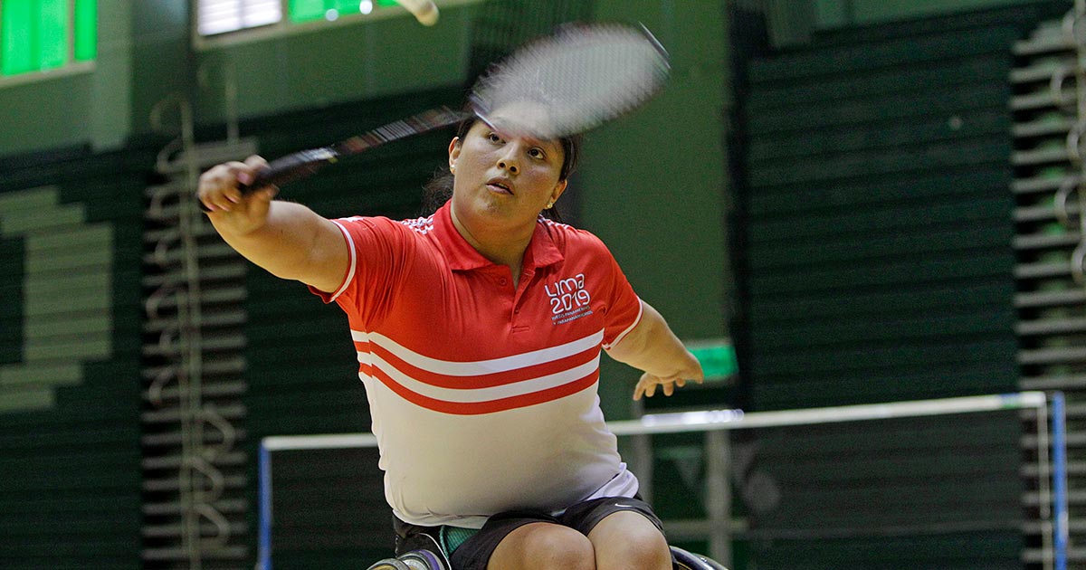 Para badminton, a Lima 2019 Parapan American sport