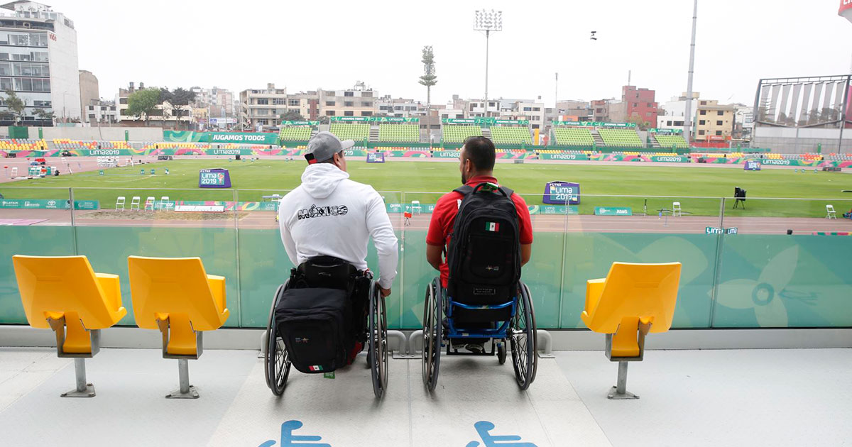 Espacios creados para personas con discapacidad en el Estadio Atlético de la VIDENA