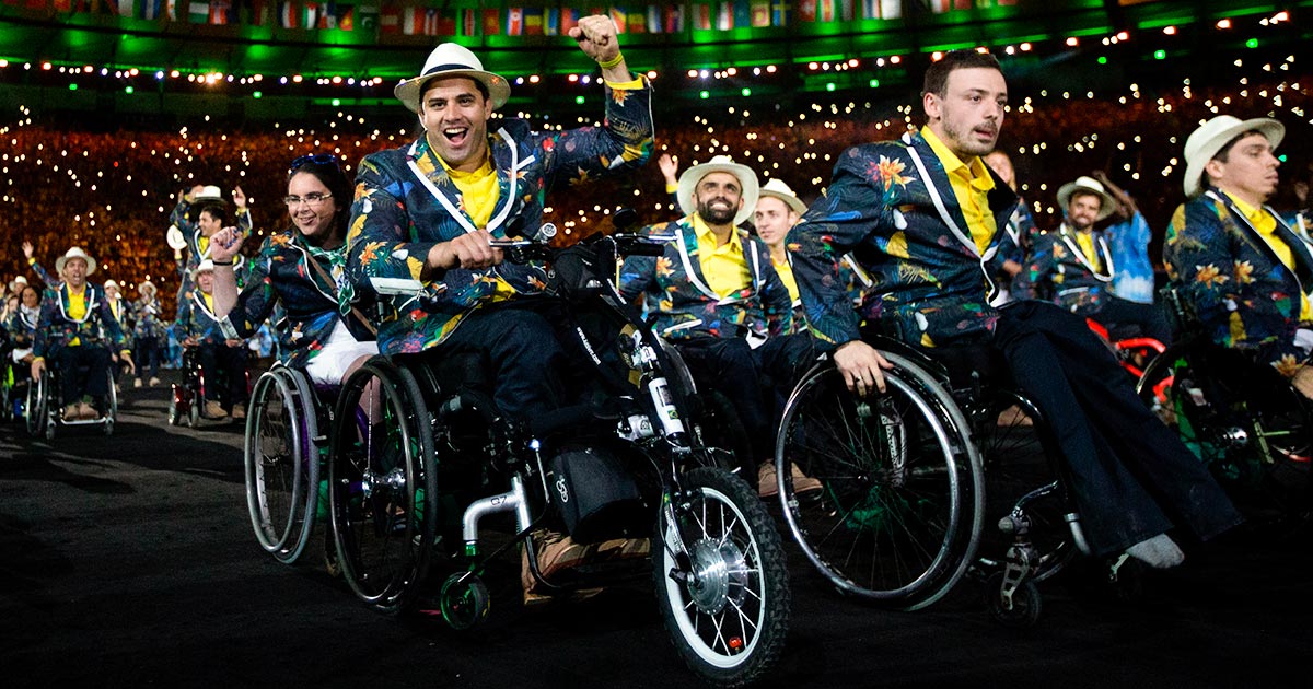 Para deportistas de diversas partes del mundo desfilan en Ceremonia de Inauguración de los Juegos Paralímpicos de Río 2016