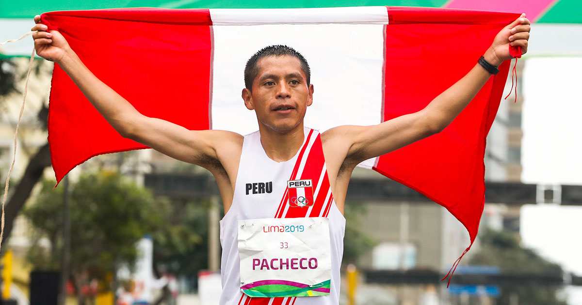 Cristhian Pacheco, medallista de Oro en maratón masculina de Lima 2019