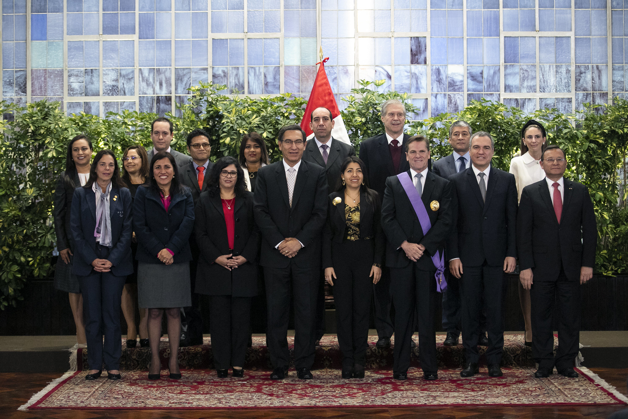 Presidente del Comité Organizador de Lima 2019 recibió de manos del Jefe de Estado, Martín Vizcarra, la Orden por Servicios Distinguidos en el grado de Gran Cruz, por su destacada labor.