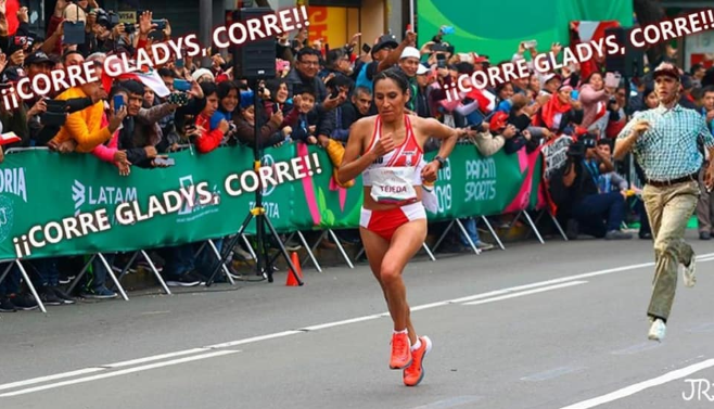 (Parody) Gladys Tejeda running ahead of Forrest Gump