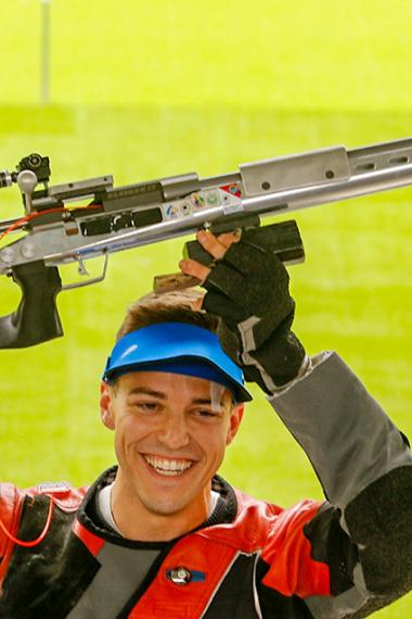 El estadounidense Timothy Sherry ganó la competencia de Rifle 50m 3 Posiciones en Lima 2019