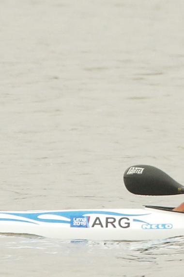 Agustín Vernice wins gold medal in canoe sprint