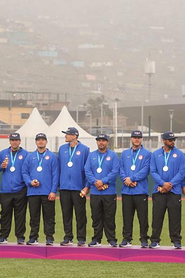 US team won a silver medal in the Lima 2019 softball event held at the Villa María del Triunfo Sports Center 