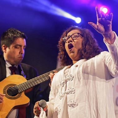 Artista peruana Bartola en espectáculo musical del Culturaymi del 28 de julio en Lima 2019