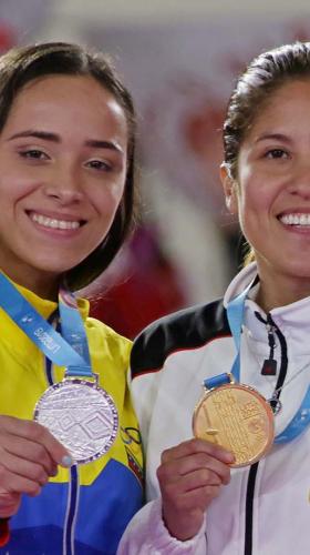 La deportista peruana revivió los momentos de la disputa de la medalla de oro con la representante de Venezuela.