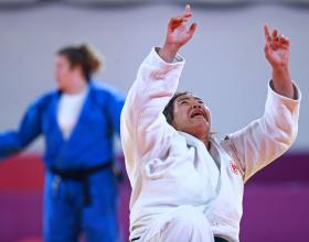 La judoka se nacionalizó peruana por su cariño al país que la acogió y consiguió la medalla de bronce.