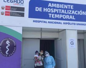 Pequeña guerrera es una de los 52 pacientes dadas de alta en el nuevo Centro de atención y aislamiento Covid implementado por el Legado de los Juegos Panamericanos y Parapanamericanos, entregado el 22 de junio pasado.