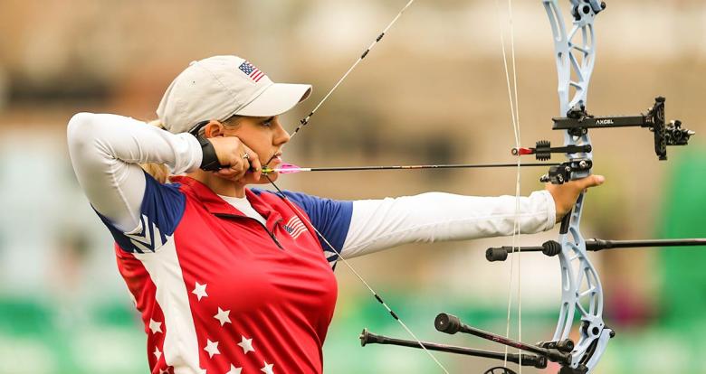 Paige Pearce will fight for the bronze in the Lima 2019 compound bow competition