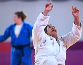 La judoka se nacionalizó peruana por su cariño al país que la acogió y consiguió la medalla de bronce.