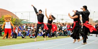 Music performances and Milco at the Regional Stage of the National School Sports Games