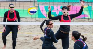 Garra colombiana en Voleibol de Playa