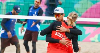 Easy victory of the USA - Beach volleyball
