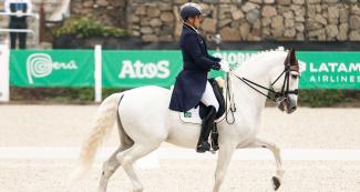 Joao Paulo dos Santos competes at dressage - individual in Lima 2019