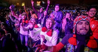 El público sonríe emocionado en el Culturaymi el día 3 de agosto en Lima 2019