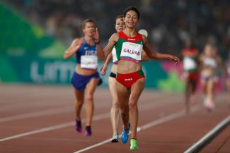 Mexicana Laura Galván se quedó con el primer lugar en la prueba de 5000 metros.