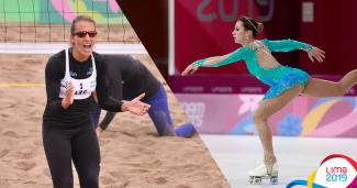 Ana Gallay from Argentina and Bruna Wurts from Brazil are stars at Lima 2019. 