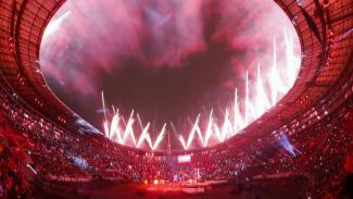 Los asistentes al Estadio Nacional quedaron asombrados con la clausura de los Juegos Lima 2019