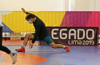 Federación Peruana de Lucha agradeció a Legado Lima 2019 por hacer posible el regreso de su deporte a los entrenamientos en VIDENA.