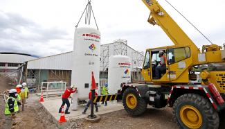 Director Ejecutivo de Legado aseguró la atención en los centros en Bagua y Bagua Grande para los pacientes con COVID-19, al instalarse desde hoy tres tanques criogénicos traídos desde Ecuador, con capacidad total de 28 mil litros. 