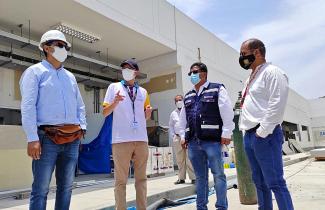 Proyecto Legado visita Hospital Regional de Cañete para evaluar su habilitación