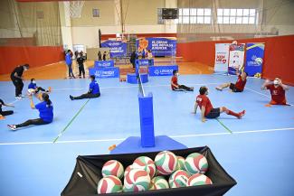 Voleibol sentado y para tenis de mesa continúan su preparación en sede Legado de la VIDENA