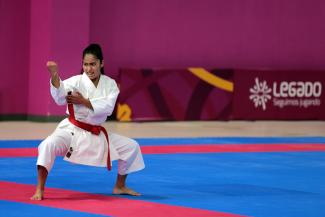 Polideportivo 3 de la VIDENA albergó Campeonato Metropolitano Juvenil y Mayores de Karate 2021