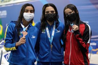 Imparable: Alexia Sotomayor gana tercera medalla para Perú en el Sudamericano de Deportes Acuáticos
