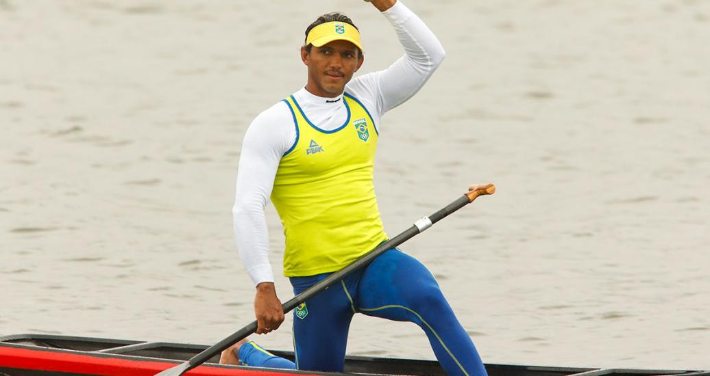 Isaquias Queiroz, gold medalist in canoe sprint