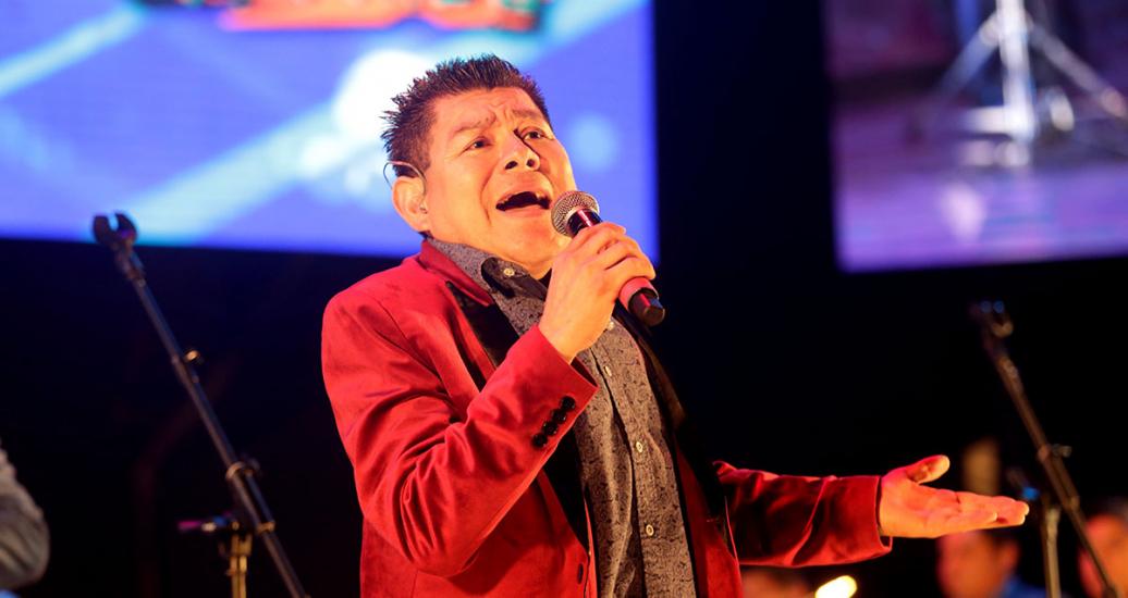 Artista peruano Dilbert Aguilar en espectáculo musical del Culturaymi el día 24 de agosto en Lima 2019