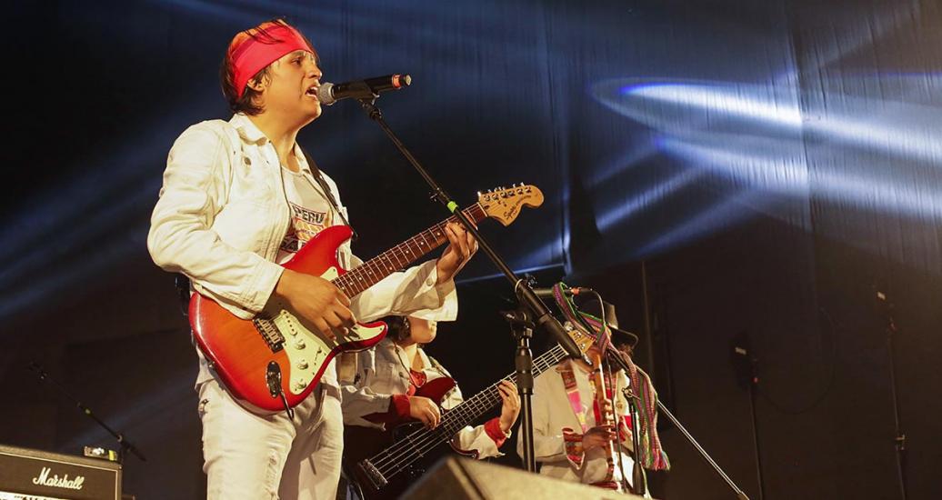 Grupo musical Perú Salvaje en show musical del Culturaymi del 29 de julio en Lima 2019