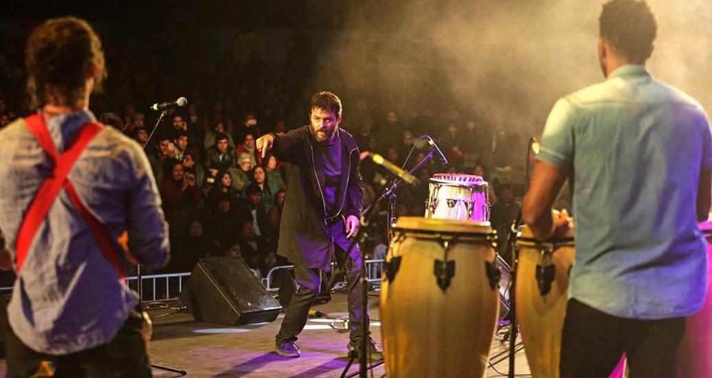 Artistas sobre el escenario en show musical del Culturaymi el día 3 de agosto en Lima 2019