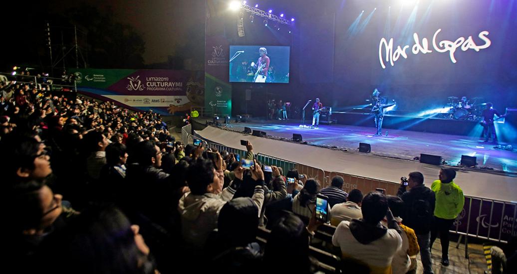Mar de Copas en concierto en el Parque de la Exposición en el Fun Fest del Culturaymi