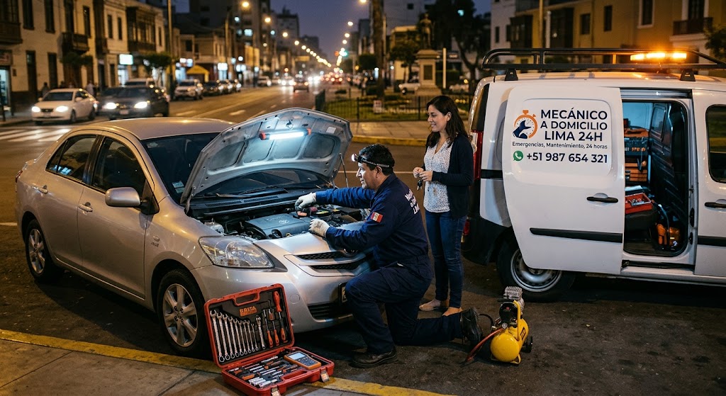 Mecánicos a Domicilio en Lima: proveedores y servicios de mecánica 24 horas